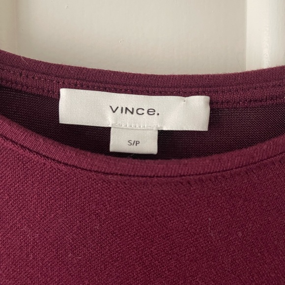 Vince Long-Sleeve Draped Short Dress - Picture 3 of 6